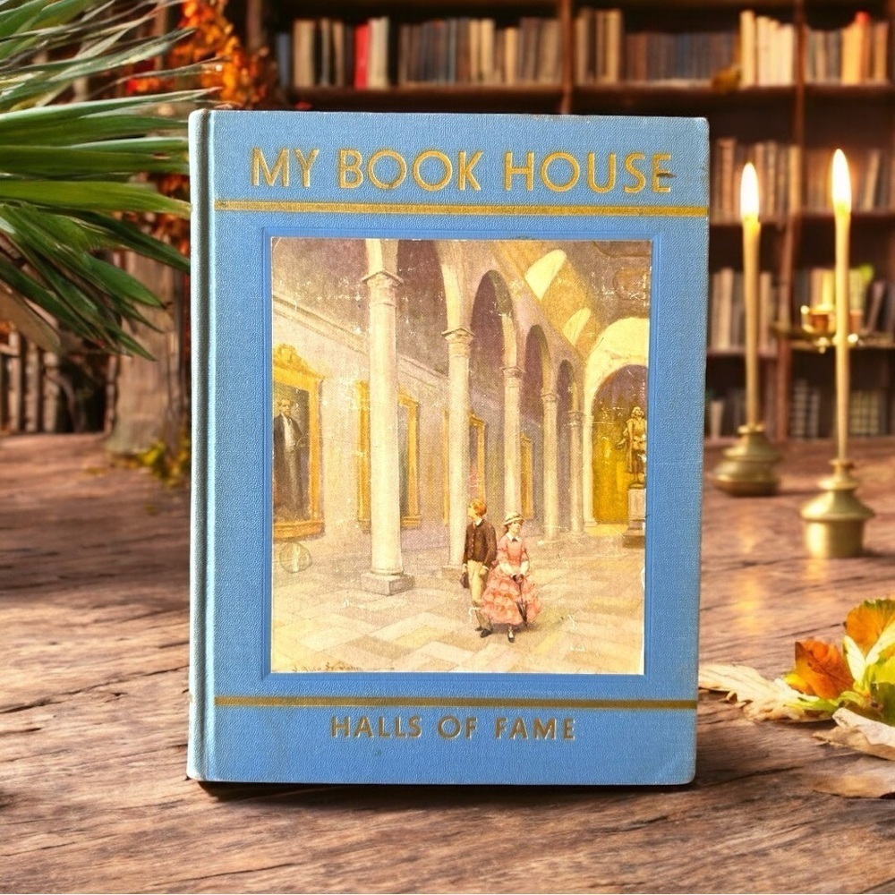VINTAGE 1937 Halls of Fame of My Book House - Childhood Biographies of Authors